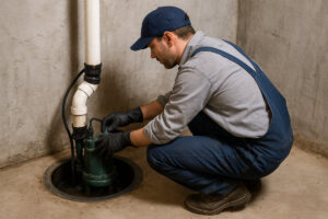 Sump pump services.