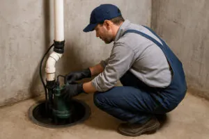 Sump pump services.