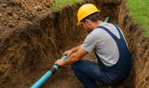 Water line services.